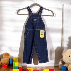 OshKosh Denim Toddler Overalls Size 24M. NEW w/Tags.